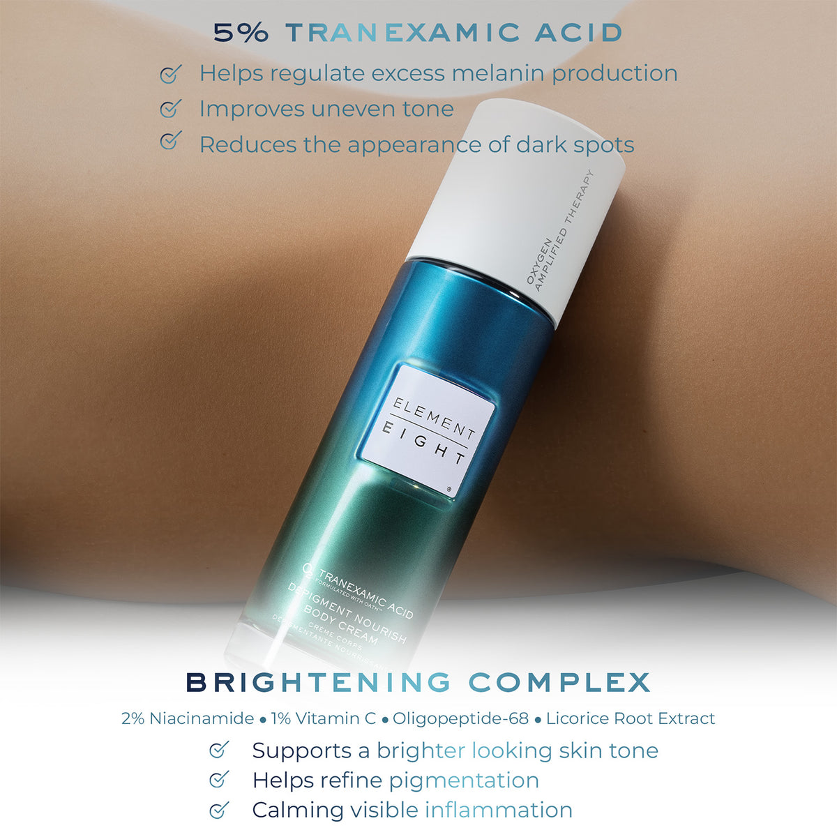O2 Tranexamic Acid Depigment Nourish Body Cream