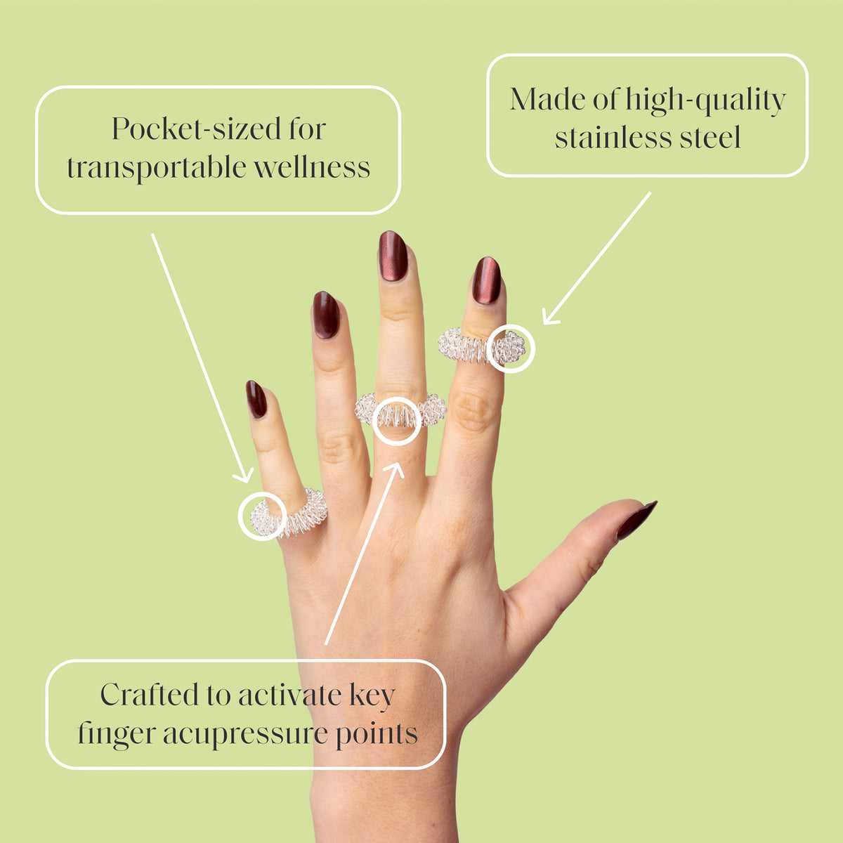 Acupressure Massage Rings - Wthn