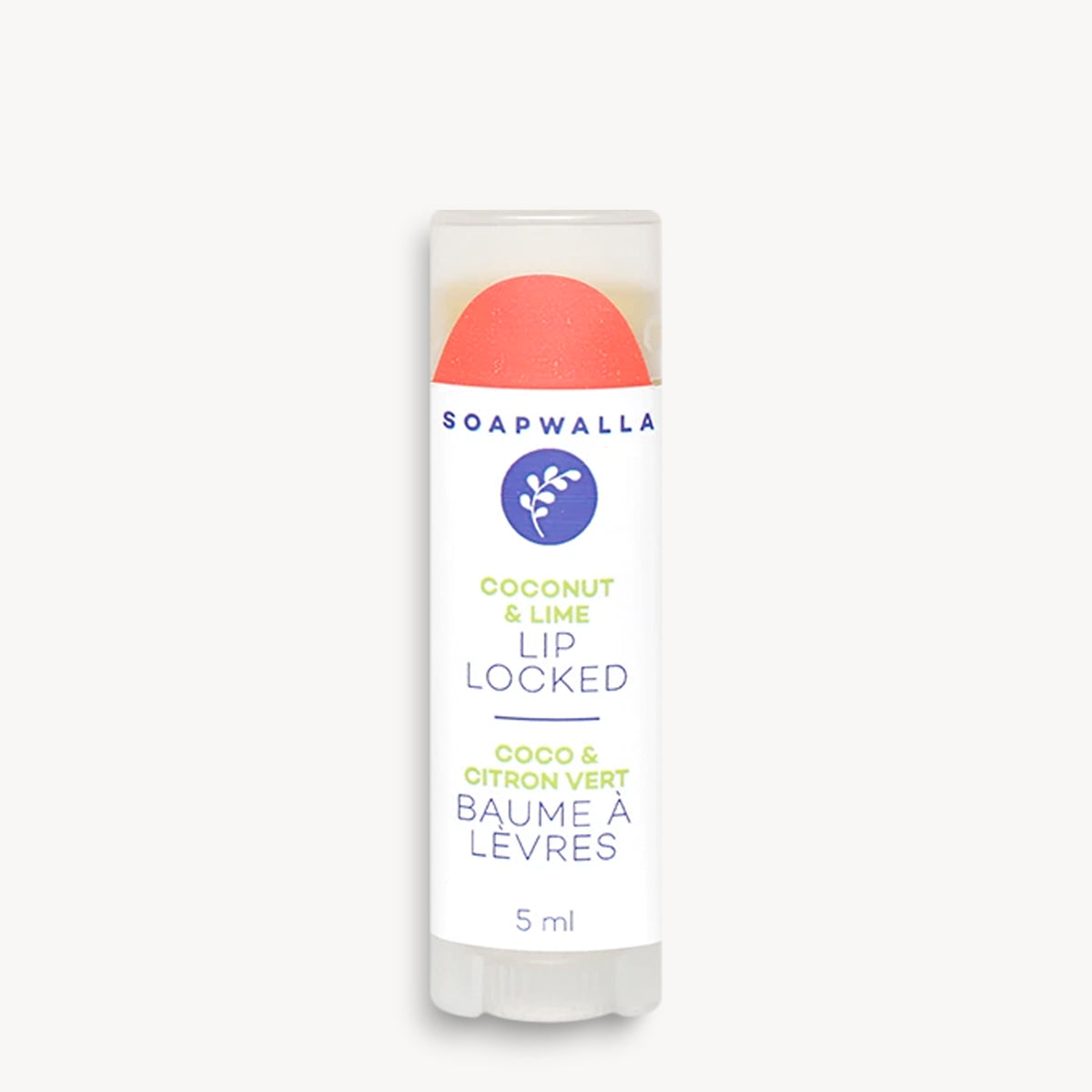 Baume à lèvres - Noix de Coco Citron Vert - Soapwalla