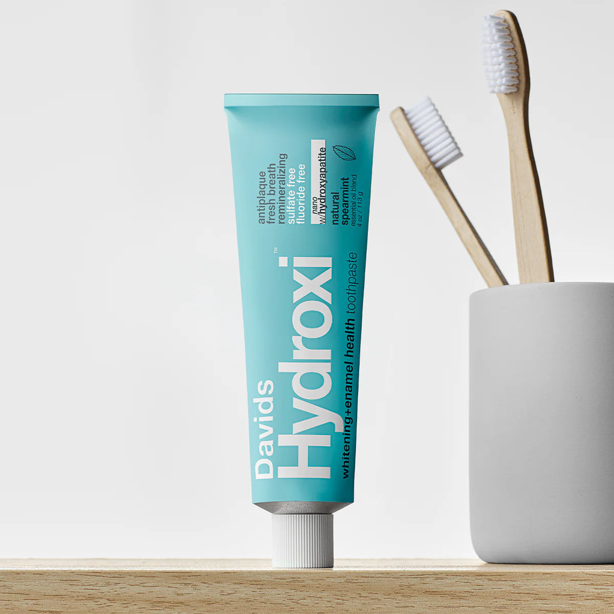 Nano Hydroxyapatite Whitening Premium Toothpaste - Spearmint – Davids