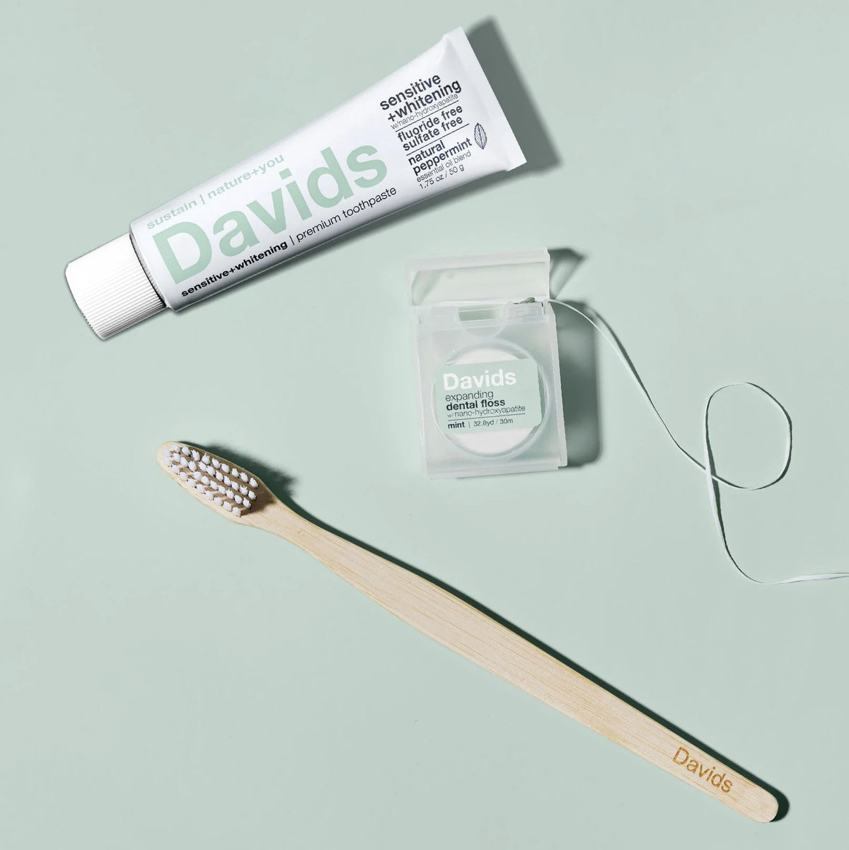 Expanding Dental Flos - Mint – Davids