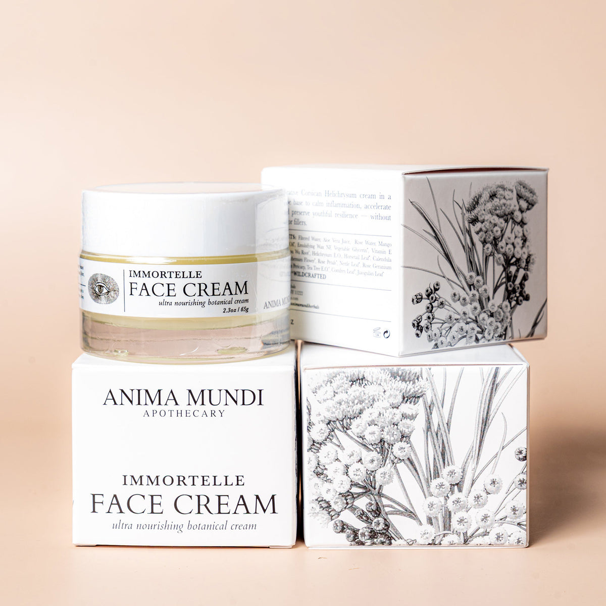 Crème Visage Immortelle - Anima Mundi.