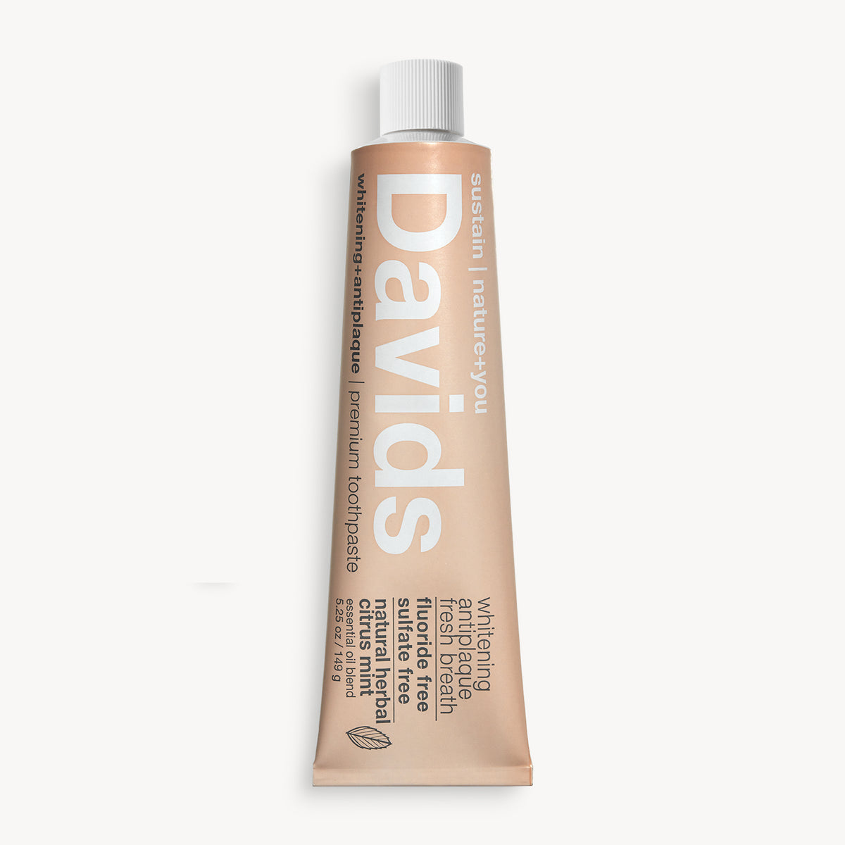 Dentifrice Naturel Premium - Menthe Poivrée + Agrumes - Davids

