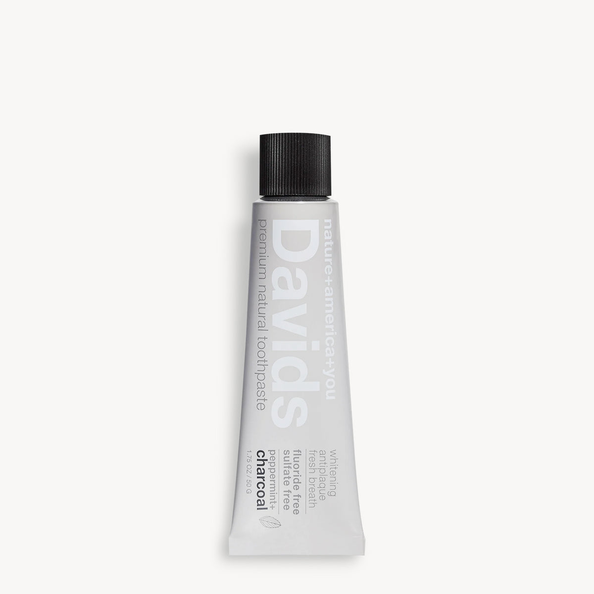 Dentifrice Naturel Premium - Menthe Poivrée + Charbon - Davids - 50g
