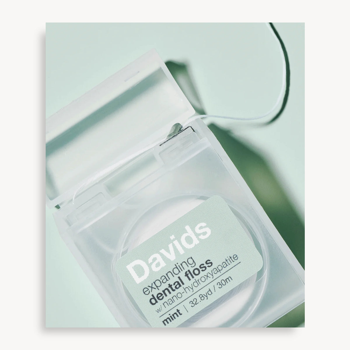 Fil dentaire extensible - Menthe - Davids