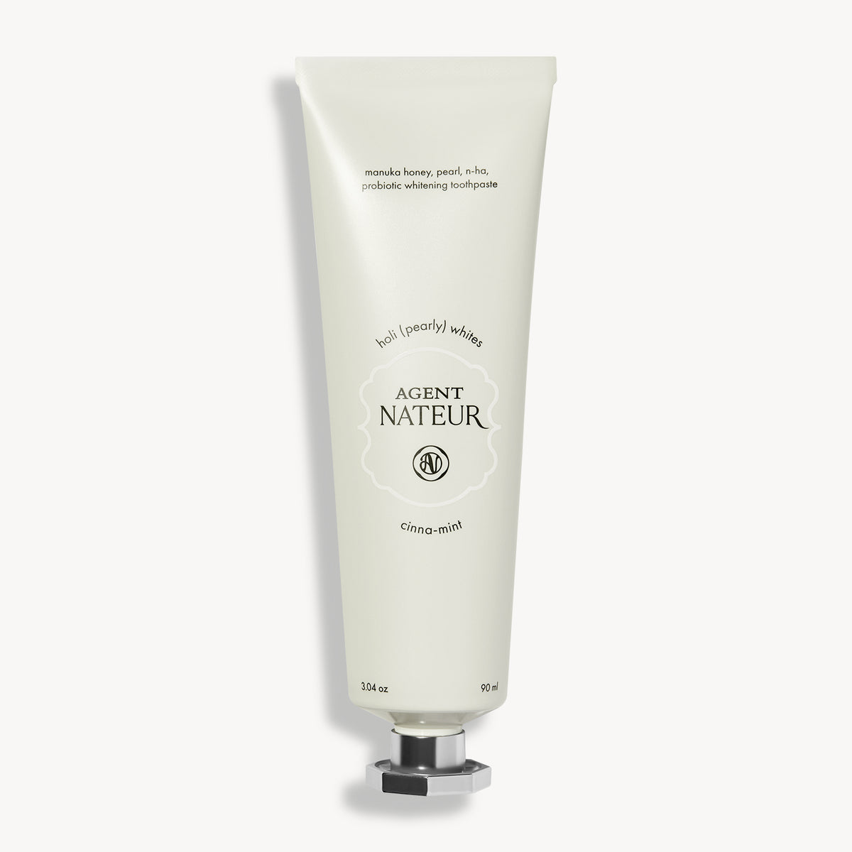 Holi (Pearly) Whites Probiotic Whitening Toothpaste - Agent Nateur - tube, front view
