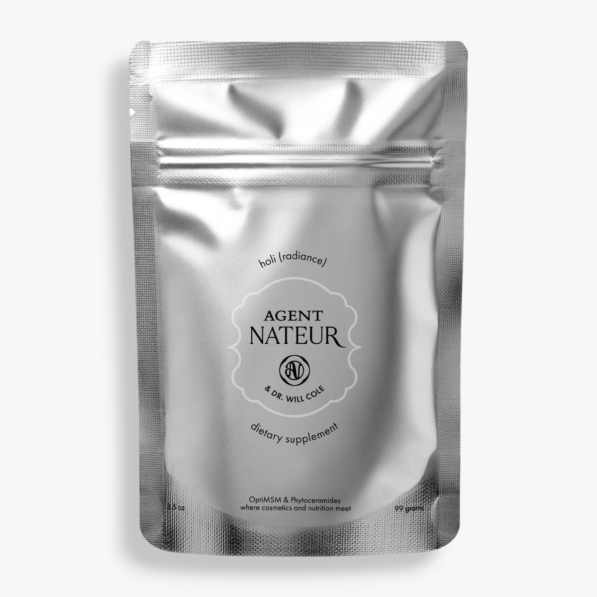 Holi (Radiance) - Agent Nateur - sachet doypack argenté de face