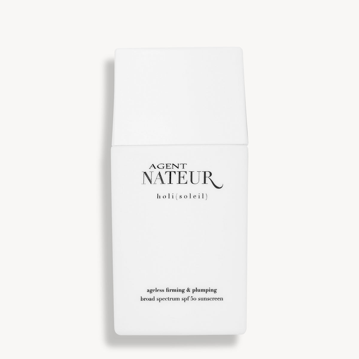 Holi (Soleil) Ecran Solaire Minéral Raffermissant et Repulpant SPF 50 - Agent Nateur - flacon de face