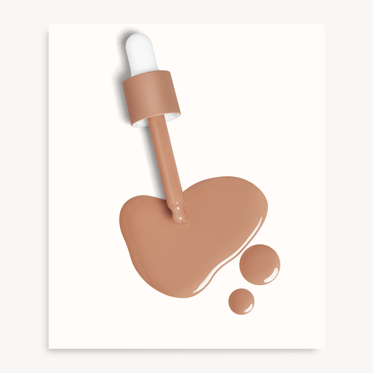 Holi (Sun) Dewy Tinted Skin Drops SPF50 - Agent Nateur - Almond shade texture with dropper