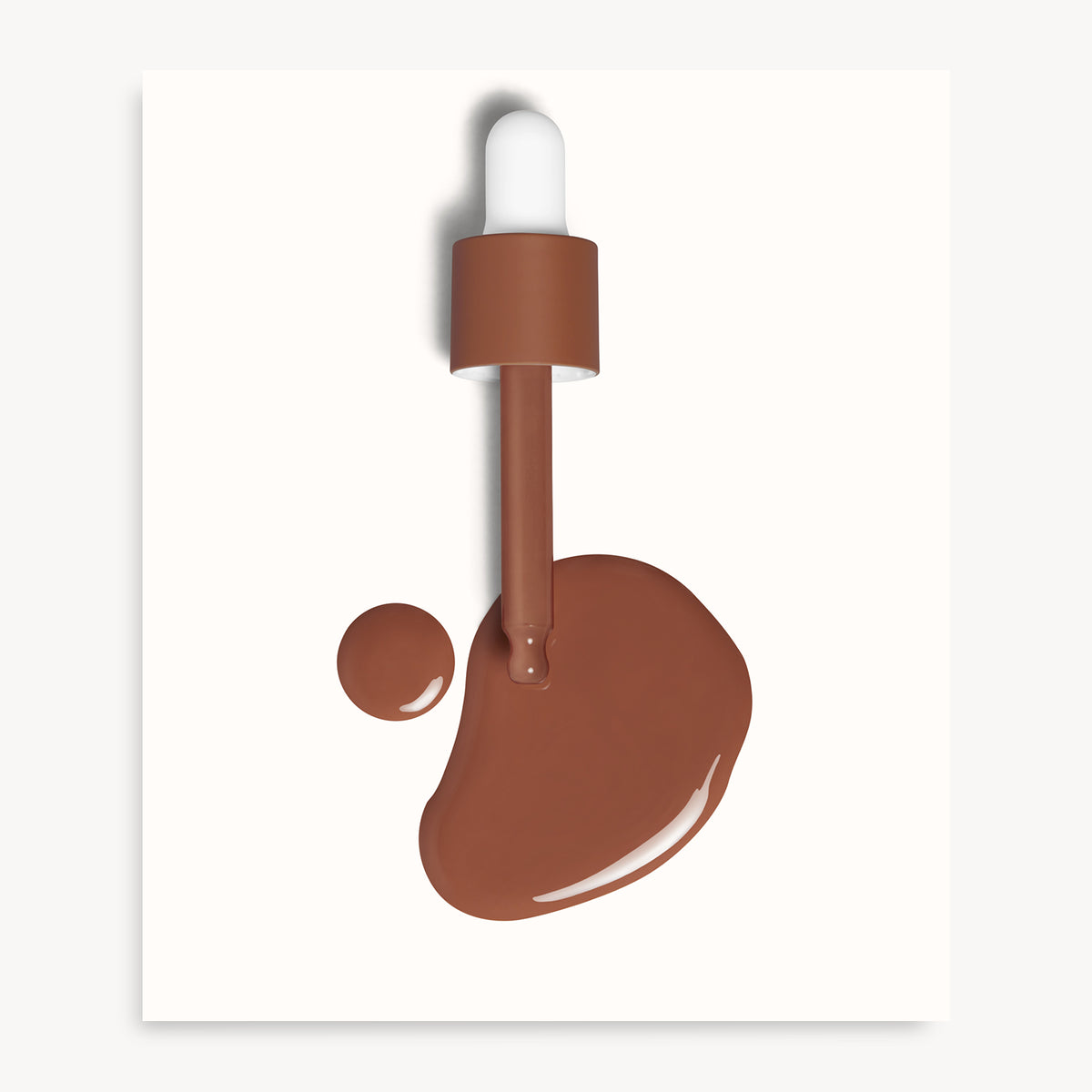 Holi (Sun) Dewy Tinted Skin Drops SPF50 - Agent Nateur - Espresso shade texture with dropper