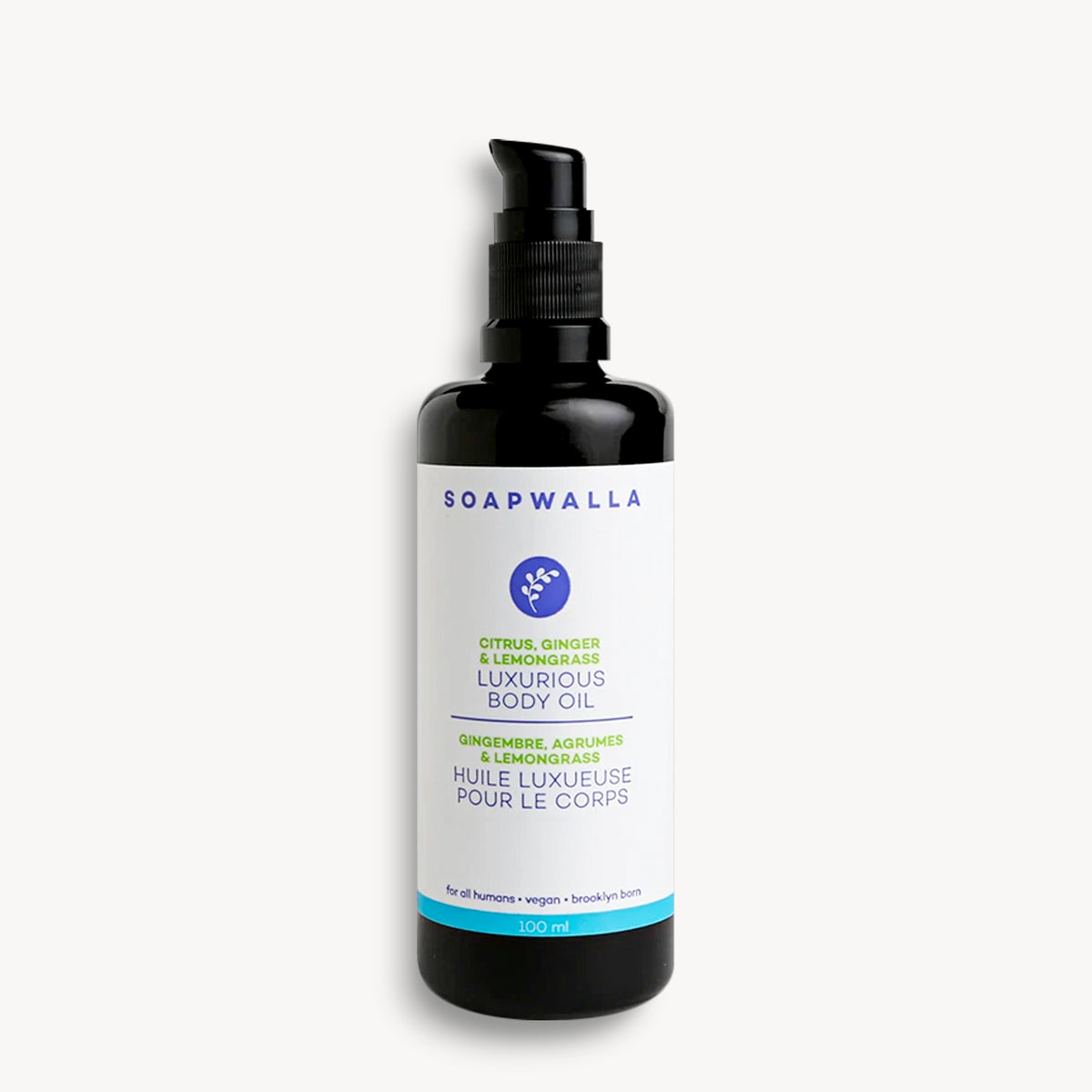 Huile Hydratante pour le Corps Gingembre / Agrumes / Lemongrass - Soapwalla
