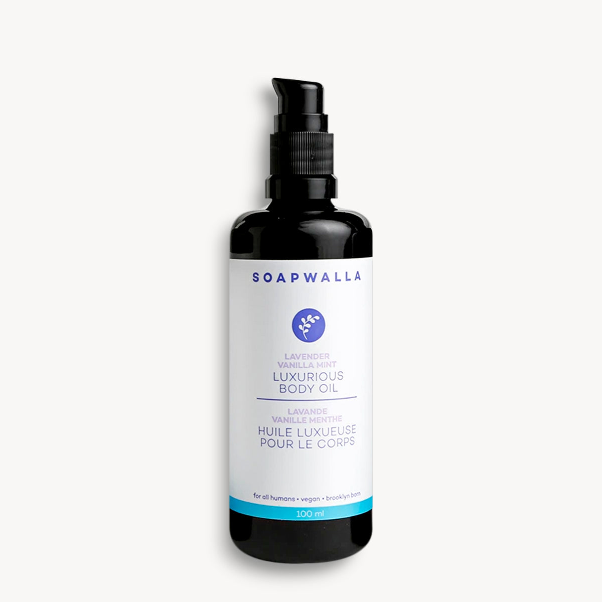 Huile luxueuse pour le Corps Lavande/Vanille/Menthe - Soapwalla