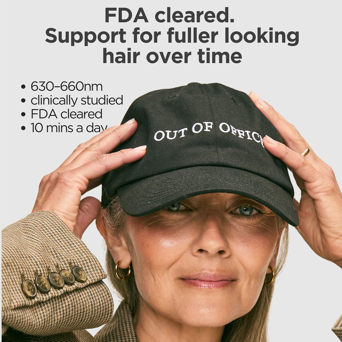 LED Hair Growth Hat PRO Supporting Growth