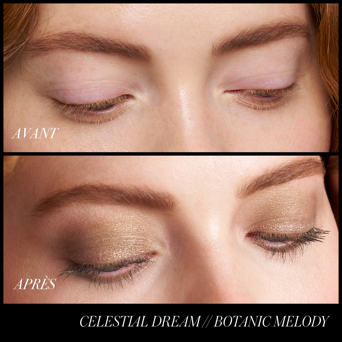 ReDimension Hydra Eyes Quartet - RMS Beauty. Teinte Celestial dream avant/ après