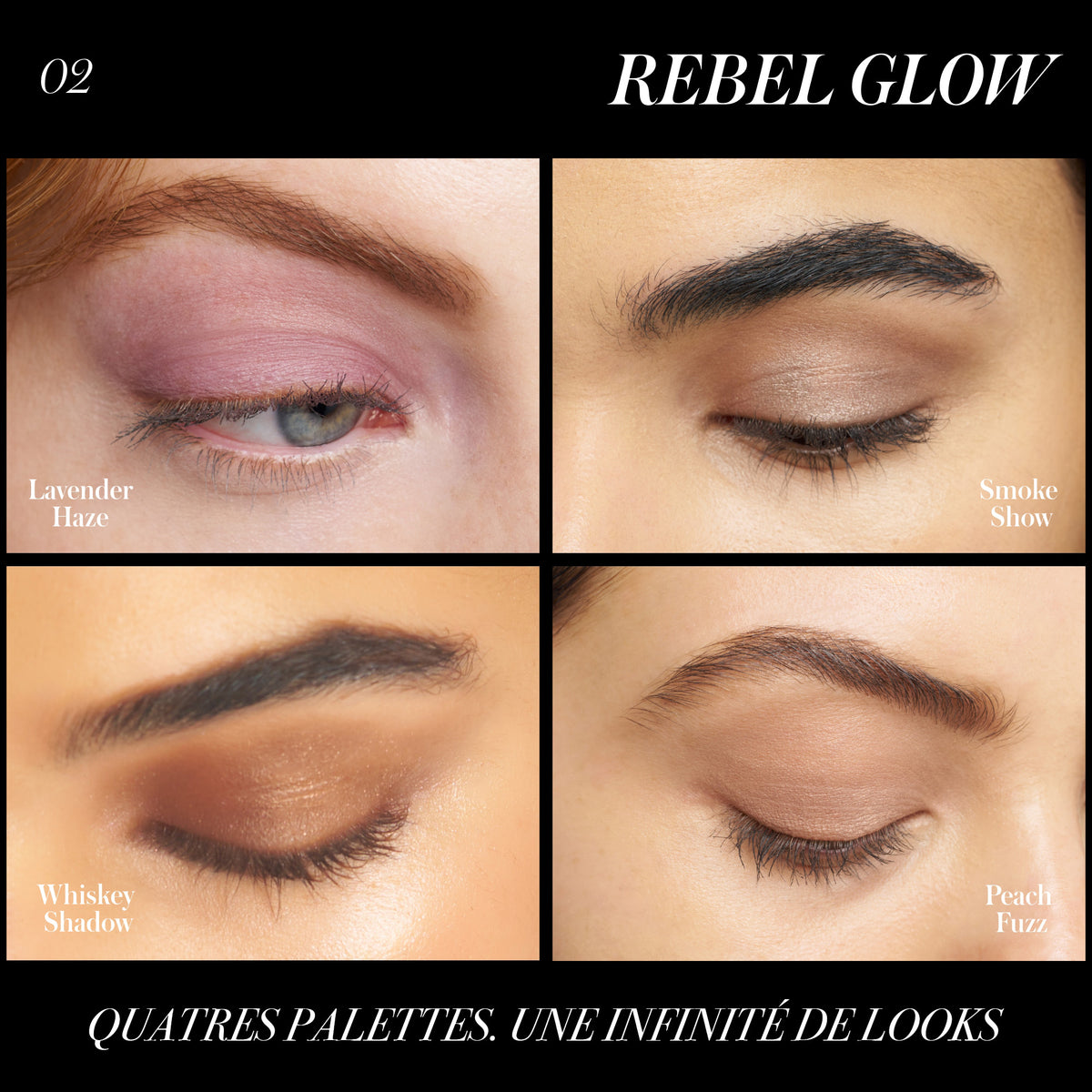 ReDimension Hydra Eyes Quartet - RMS Beauty. Teinte Rebel Glow portée modèle