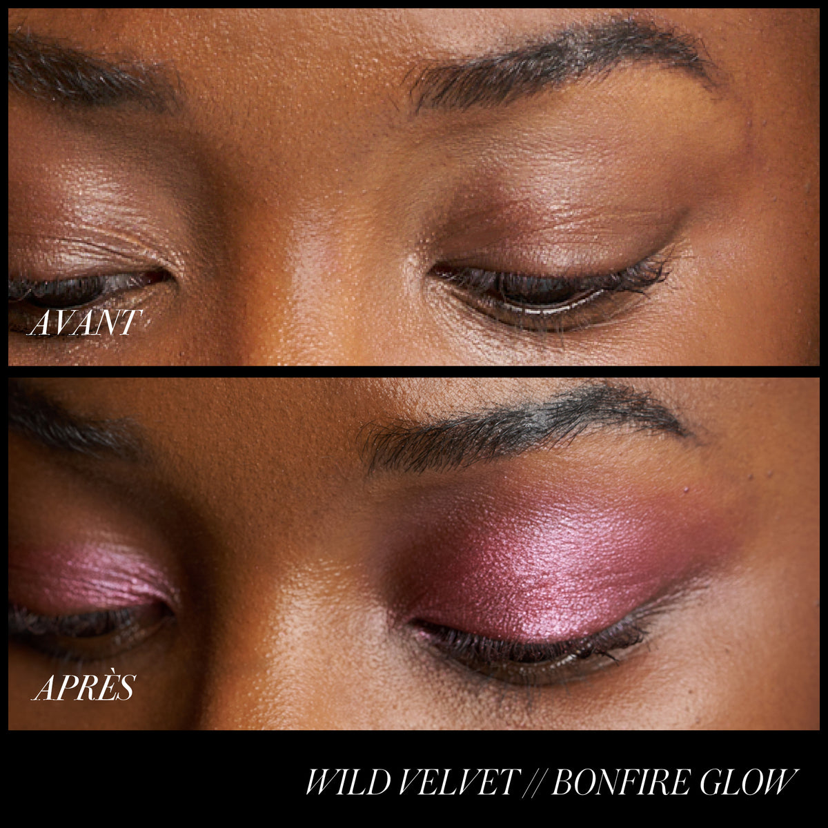 ReDimension Hydra Eyes Quartet - RMS Beauty. Teinte Wild Velvet portée sur modèle