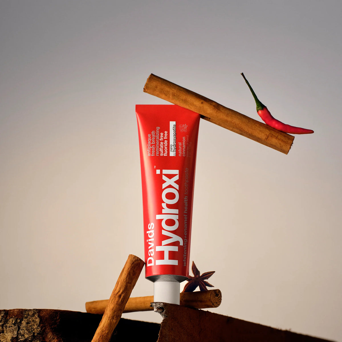 Nano Hydroxyapatite Whitening Premium Toothpaste - Cinnamon – Davids