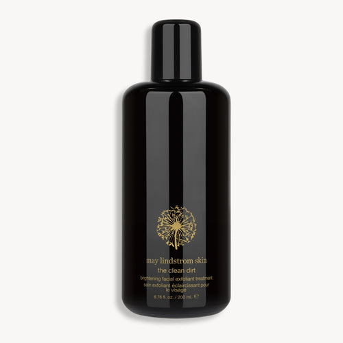 The Clean Dirt de May Lindstrom. Soin exfoliant éclaircissant pour le visage.